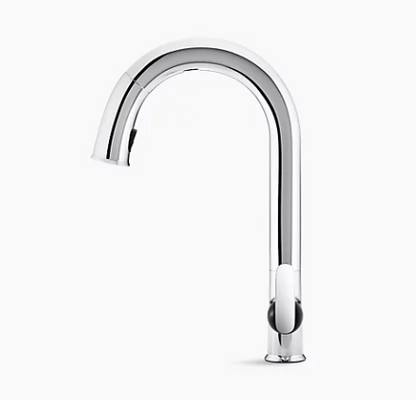 Kohler - Sensate Touchless Pull-Down Kitchen Sink Faucet With Two-Funtion Sprayhead- Vibrant Stainless