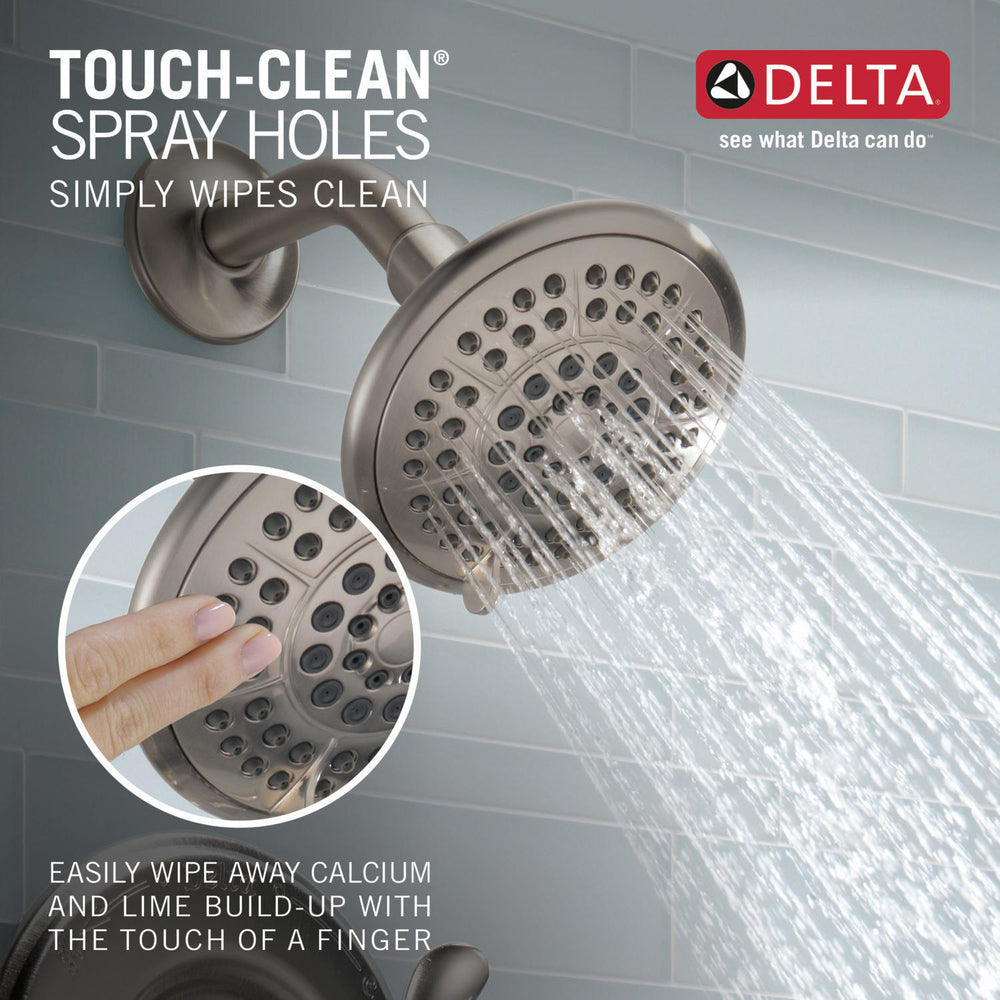 Delta LAHARA Monitor 14 Series Tub & Shower Trim -Stainless Steel (Valve Sold Separately)