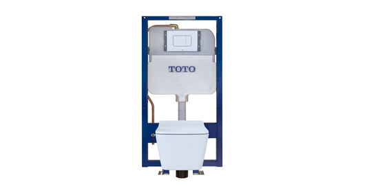Toto Sp Wall-hung Toilet & In-wall Tank System - 1.28/0.9 GPF - Matte Silver
