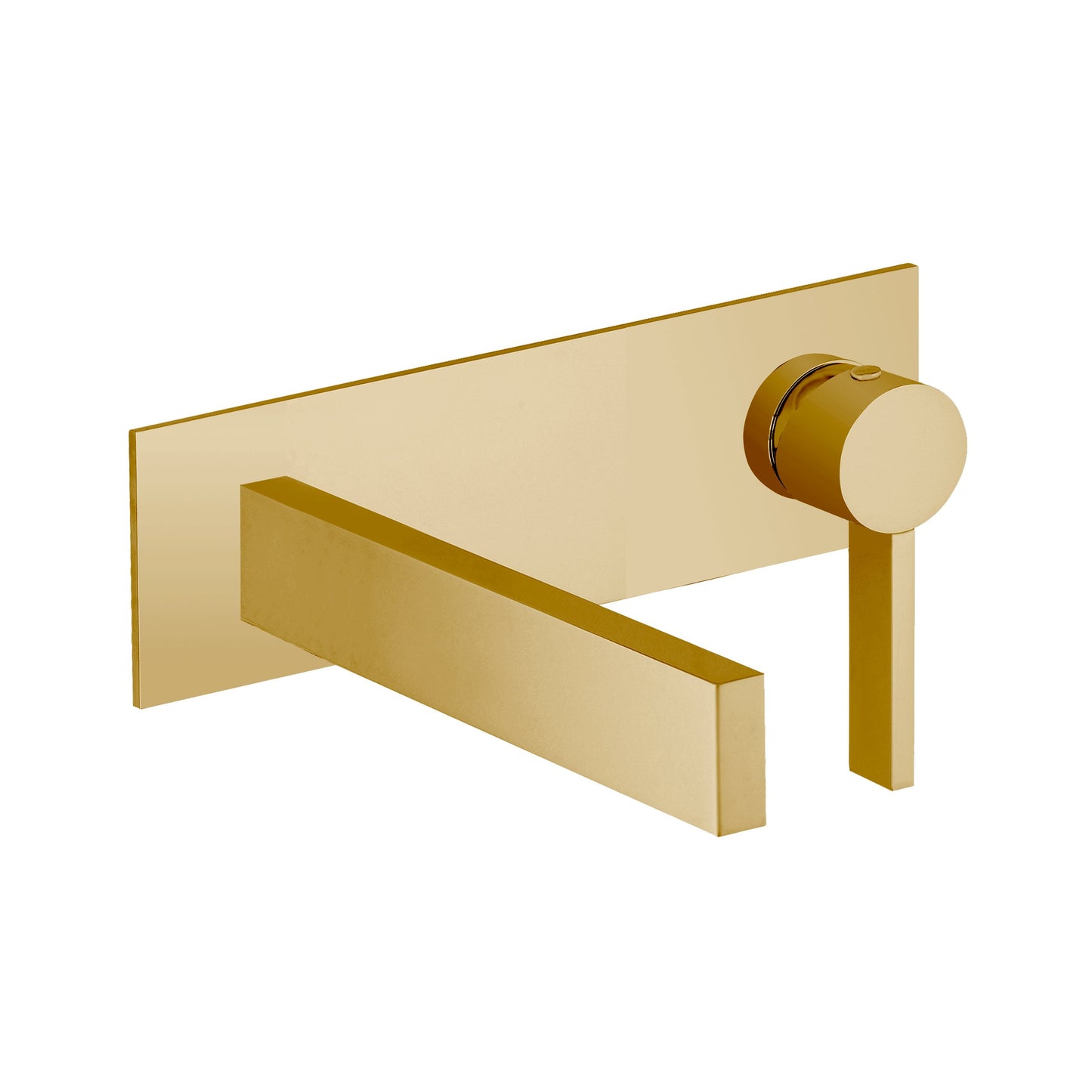 Aquadesign Products Wall Mount Basin – Drain Not Included (Caso 500021) - Brushed Gold