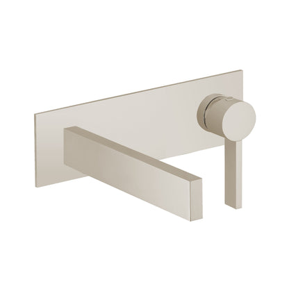 Aquadesign Products Wall Mount Basin – Drain Not Included (Caso 500021) - Brushed Nickel