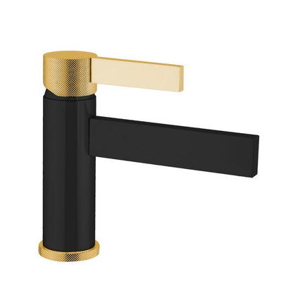 Aquadesign Products Bathroom Faucet (Caso Urban 500656) - Matte Black/Brushed Gold