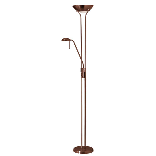 Dainolite Mother/Son Floor Lamp, Oil Brushed Bronze - Renoz