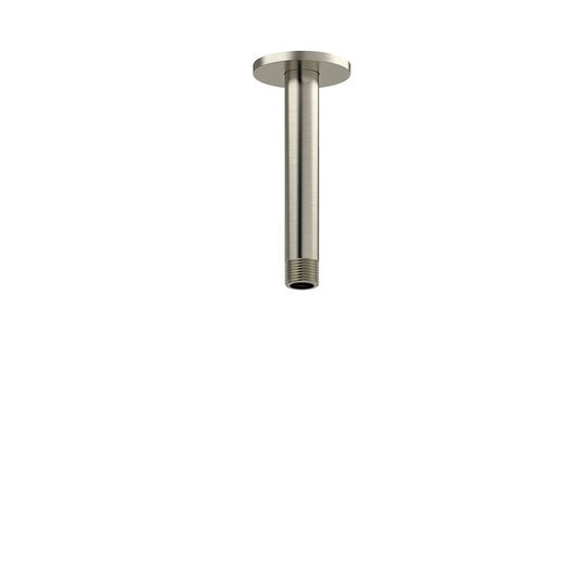 Riobel 6 Inch Ceiling Mount Shower Arm With Round Escutcheon - Brushed Nickel