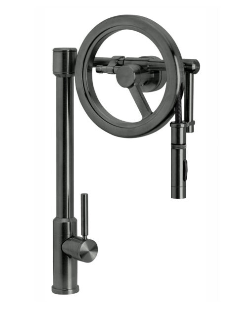 Waterstone Endeavor Wheel Pulldown Faucet – Toggle Sprayer 5125