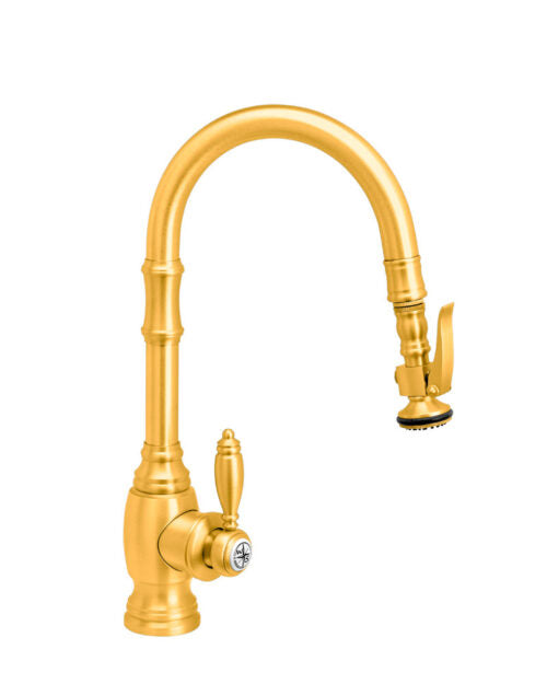 Waterstone Traditional Prep Size PLP Pulldown Faucet – Angled Spout 5210