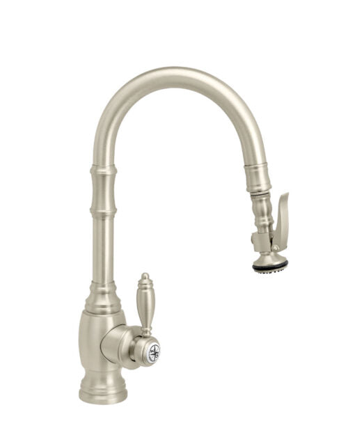 Waterstone Traditional Prep Size PLP Pulldown Faucet – Angled Spout 5210