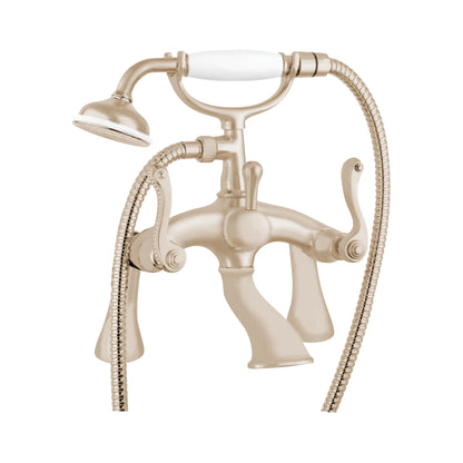 Aquadesign Products Deck Mount Tub Filler (Classic R2536BL) - Brushed Nickel
