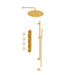 Aquadesign Products Shower Kit (Contempo X1800CT-A) - Brushed Gold