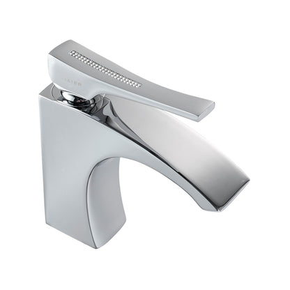 Aquadesign Robinet de lavabo monotrou Skip Diamond avec drain inclus 59004