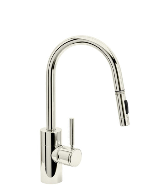 Waterstone Contemporary Prep Size PLP Pulldown Faucet – Toggle Sprayer – Angled Spout – Angled Spout 5910