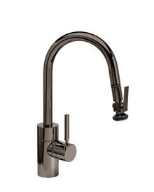 Waterstone Contemporary Prep Size PLP Pulldown Faucet – Lever Sprayer – Angled Spout 5940