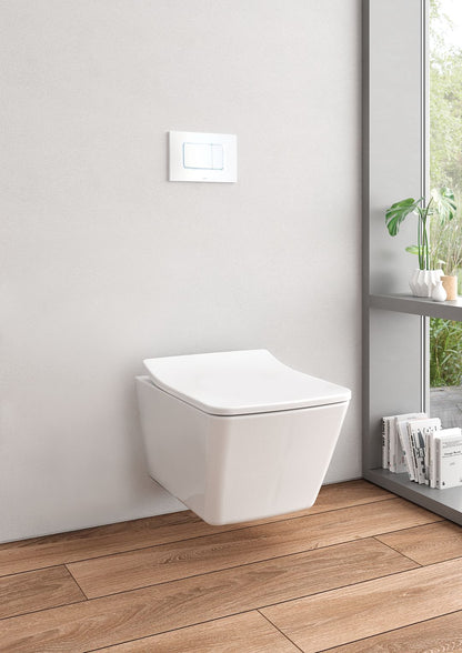 Toto Sp Wall-hung Toilet & In-wall Tank System - 1.28/0.9 GPF - Matte Silver