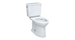Toto Drake Two-piece Toilet, 1.28 GPF, Elongated Bowl Seat Height 14 15/16