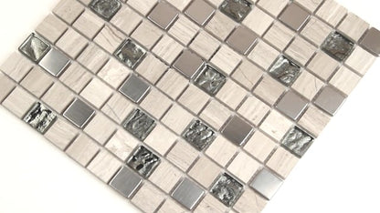 MSI Backsplash and Wall Tile Castle Rock 12" x 12" 8mm Mosaic Tile