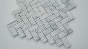 MSI Backsplash and Wall Tile Calacatta Cressa Herringbone Honed