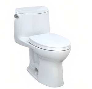 Toilette allongée Ada 1,28 gpf Toto Ultramax II avec siège-MS604124CEFG#01