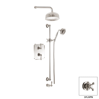Aquadesign Products Shower Kits (London 37LL) - Polished Nickel