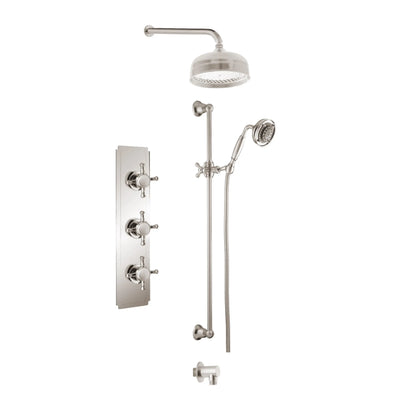 Aquadesign Products Shower Kit (Queen 3712QX) - Brushed Nickel
