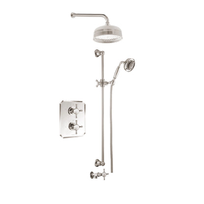 Aquadesign Products Shower Kit (Queen 37QX) - Brushed Nickel