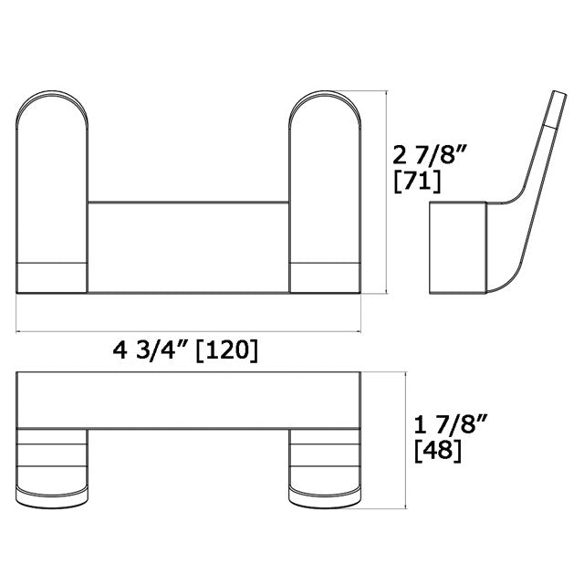 Laloo Double Hook Strip 7116-2