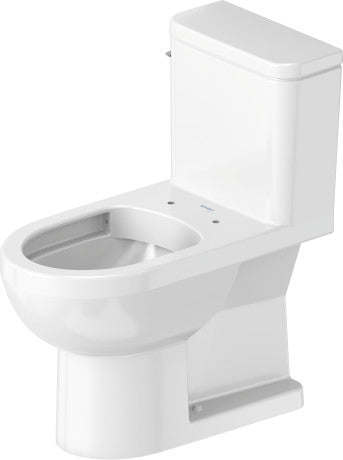Toilette allongée monobloc sans rebord Duravit 1,28 gpf - 21950100U3