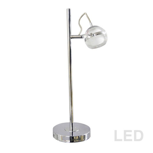 Dainolite 5W LED Table Lamp, Polished Chrome Finish - Renoz