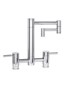 Waterstone Hunley Bridge Faucet – 12″ Articulated Spout 7600-12