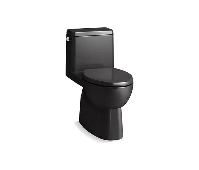 Kohler Reach Comfort Height 29" One Piece Compact Elongated 1.28 Gpf Chair Height Toilet With Quiet Close Seat
