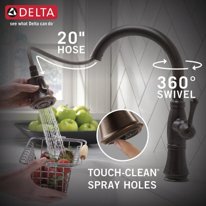 Delta CASSIDY Single Handle Pulldown Kitchen Faucet- Venetian Bronze