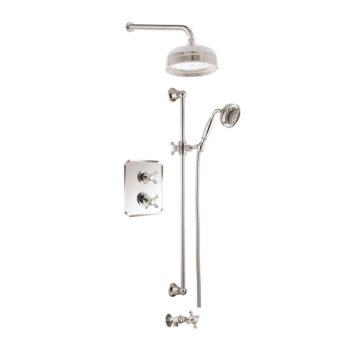 Aquadesign Products Shower Kit (Julia 37JX) - Polished Nickel