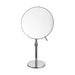 Kube Bath Aqua Rondo by Kube Bath Magnifying Mirror With Adjustable Height – Chrome