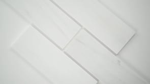 MSI Dosseret et carrelage mural Bianco Dolomite Subway Tile 4" x 12" poli