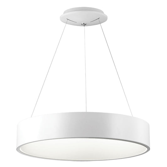 Dainolite LED 24" Pendant Ceiling Light, White - Renoz