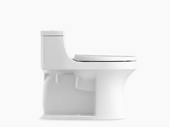 Kohler Toilette monobloc compacte allongée à hauteur de chaise 1,28 Gpf San Souci avec siège à fermeture silencieuse San Souci