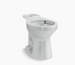 Cuvette de toilette ronde à hauteur de chaise Cimarron Comfort Height de Kohler, gris glace