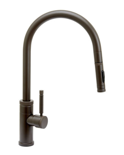 Waterstone Industrial PLP Pulldown Faucet – Toggle Sprayer – Angled Spout 9410