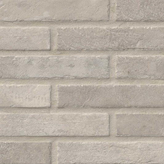 MSI Brickstone Carreau de porcelaine brique ivoire mat 2" x 10"