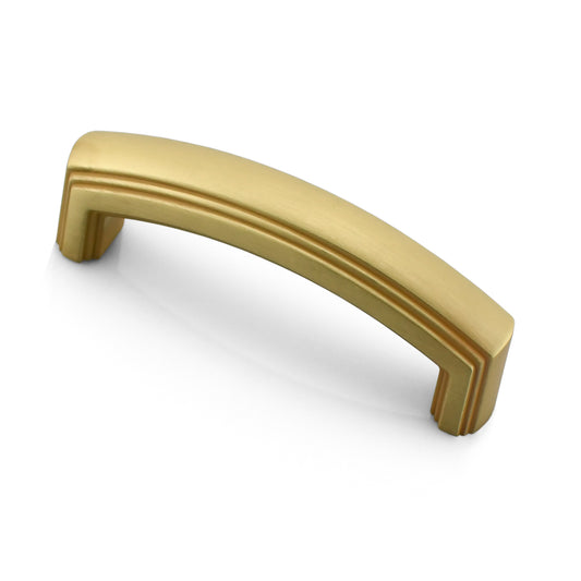 Marathon Hardware Montague Transitional Pull Handle (9631) - Brushed Brass