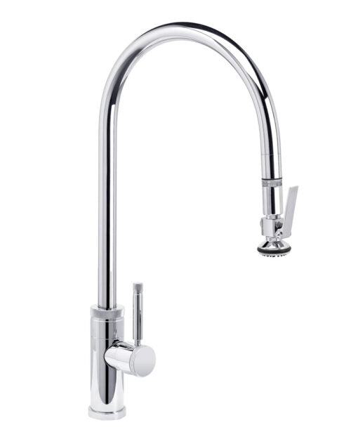 Waterstone Industrial Extended Reach PLP Pulldown Faucet – Lever Sprayer 9700