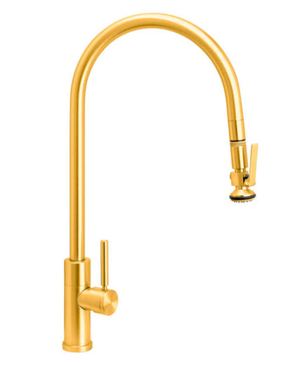 Waterstone Modern Extended Reach PLP Pulldown Faucet – Lever Sprayer 9750