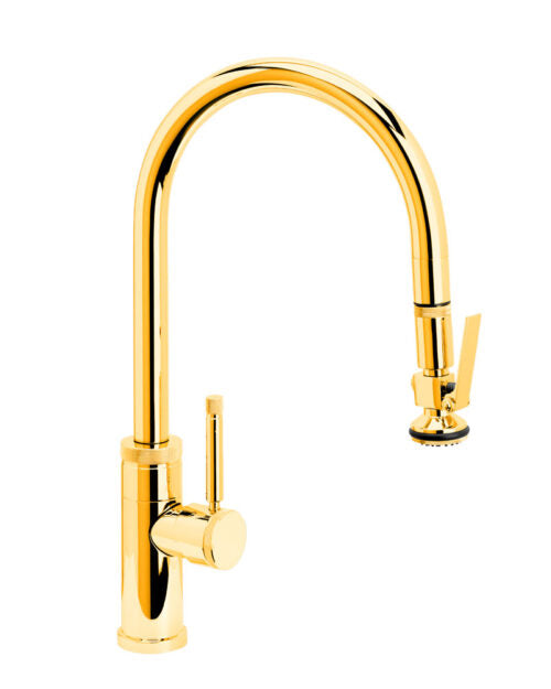 Waterstone Industrial PLP Pulldown Faucet – Lever Sprayer 9800