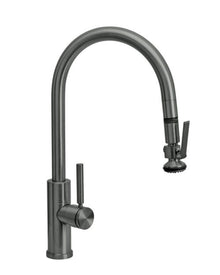 Waterstone Modern PLP Pulldown Faucet – Lever Sprayer – Angled Spout 9860