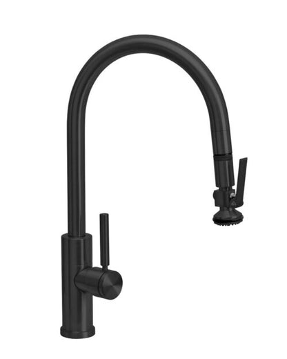Waterstone Modern PLP Pulldown Faucet – Lever Sprayer – Angled Spout 9860