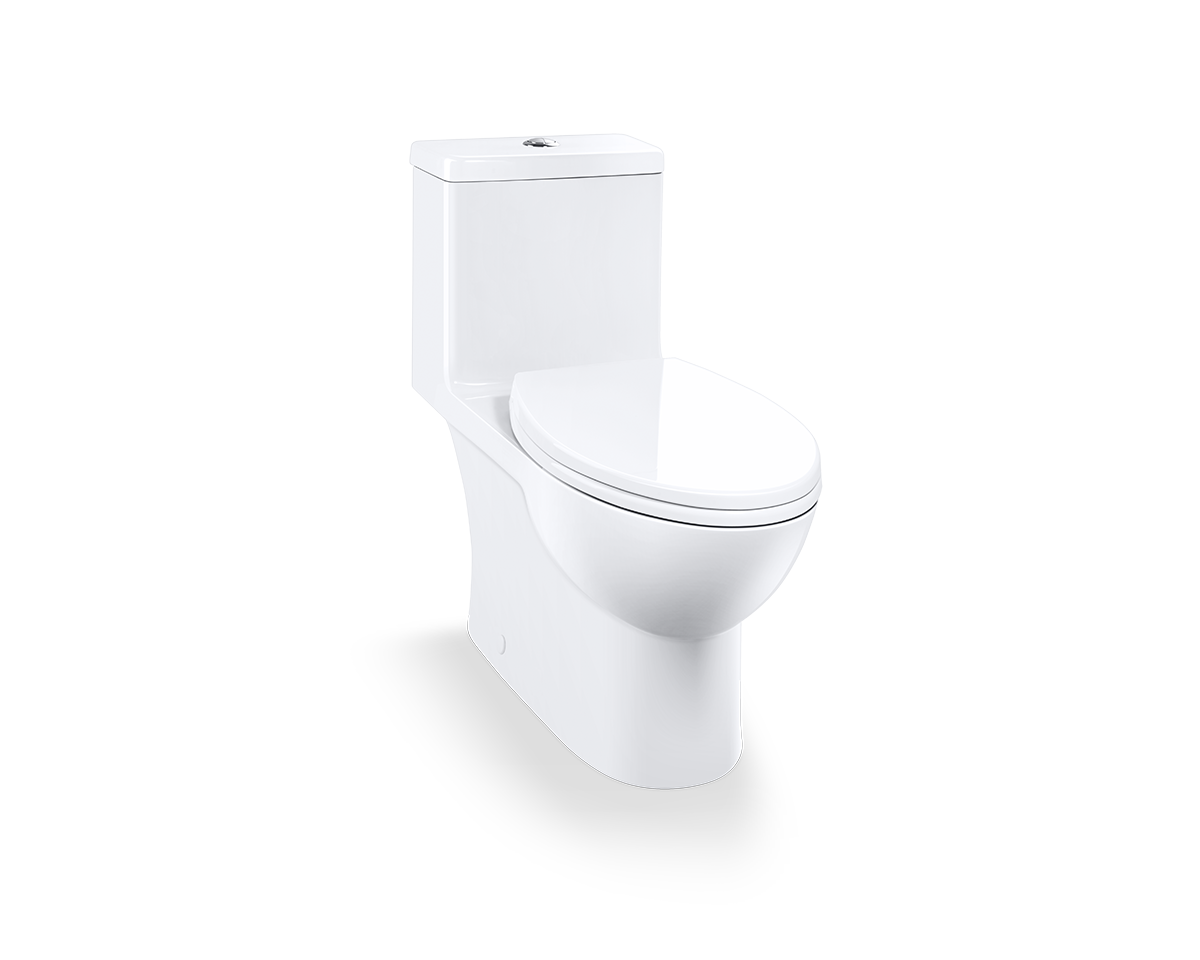 Caroma Caravelle Smart One Piece, High Efficiency (Het) Dual-flush Toilet White 989900