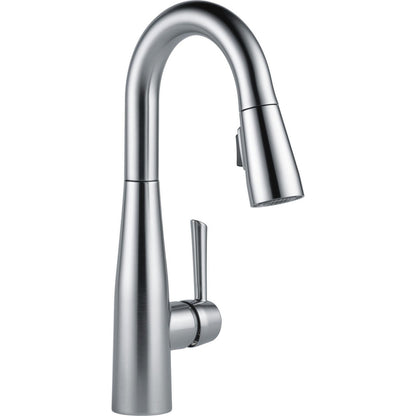 Delta ESSA 14" Single Handle Pull-Down Bar / Prep Faucet - Arctic Stainless