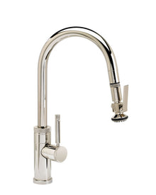 Waterstone Industrial Prep Size PLP Pulldown Faucet – Lever Sprayer – Angled Spout 9940