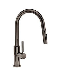 Waterstone Modern Prep Size PLP Pulldown Faucet – Toggle Sprayer – Angled Spout 9960