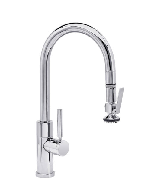 Waterstone Modern Prep Size PLP Pulldown Faucet – Lever Sprayer 9980