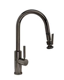 Waterstone Modern Prep Size PLP Pulldown Faucet – Lever Sprayer – Angled Spout 9990